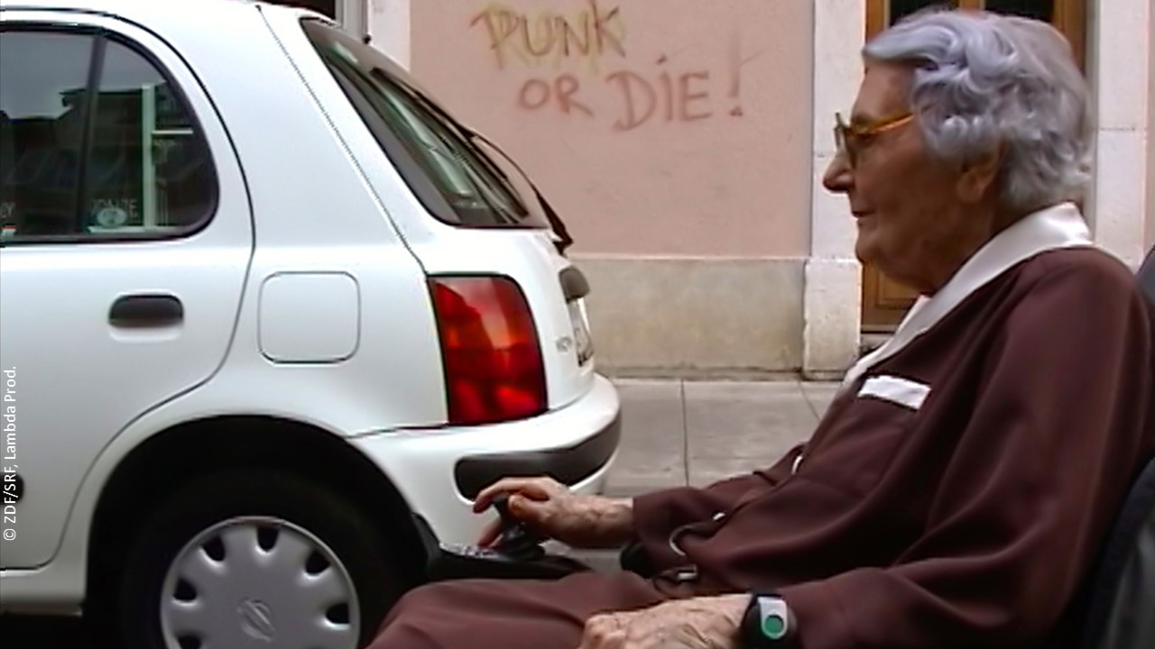 3sat Dokumentarfilmherbst Madame Caroline im Rollstuhl c ZDF SRF Lambda Prod. web