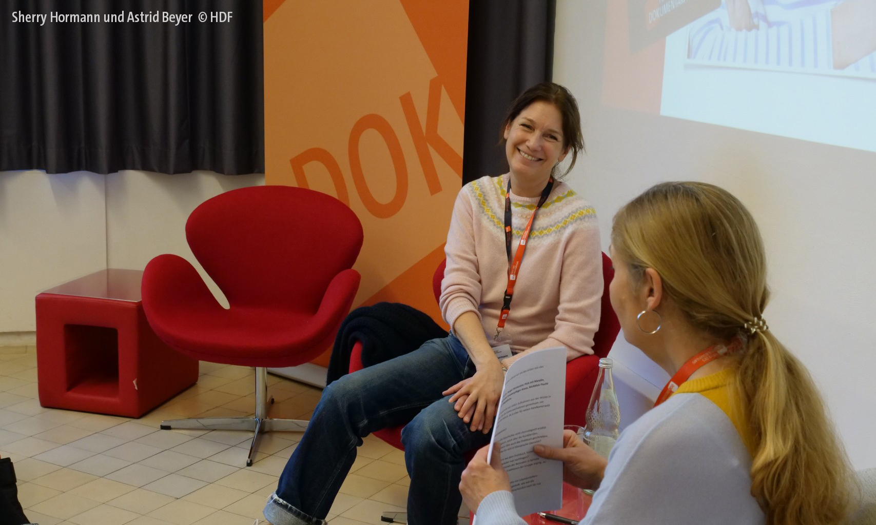 Sherry Hormann und Astrid Beyer bei der Meisterklasse im Januar 2020 Sherry Hormann und Astrid Beyer bei der Meisterklasse im Januar 2020