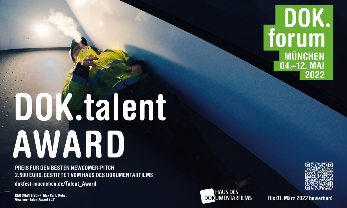 Einreichungen für den DOK.talent Award vom HDF gesucht
