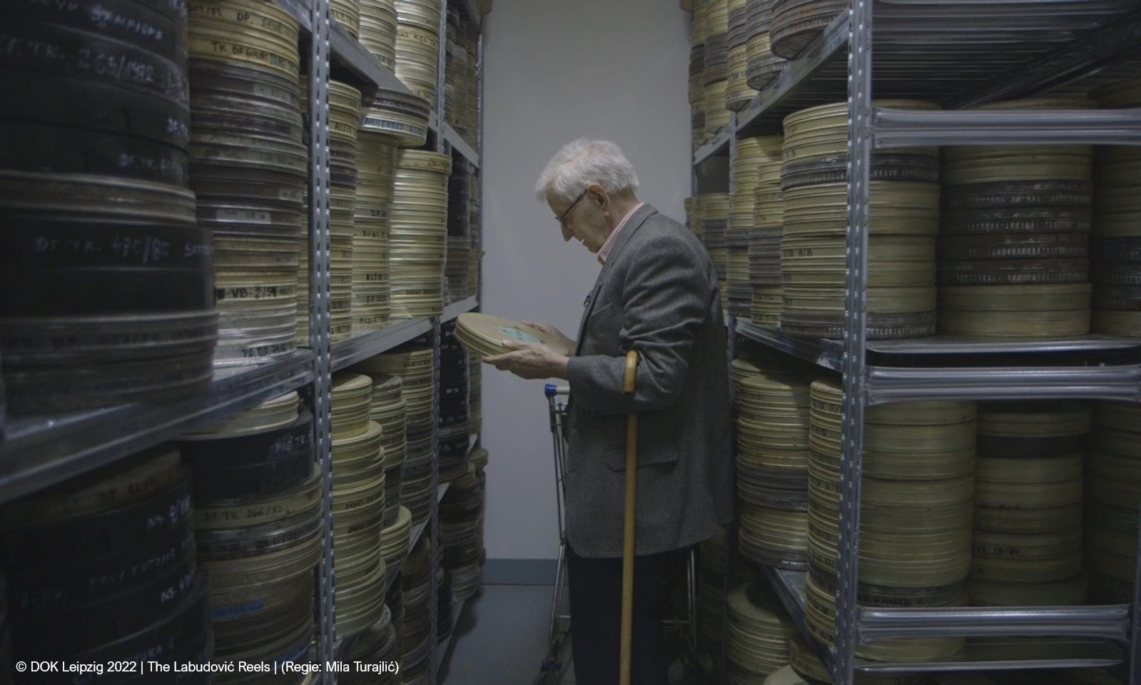 Filmstill THE LABUDOVIC REELS Interview Terhechte DOKLeipzig webFormat
