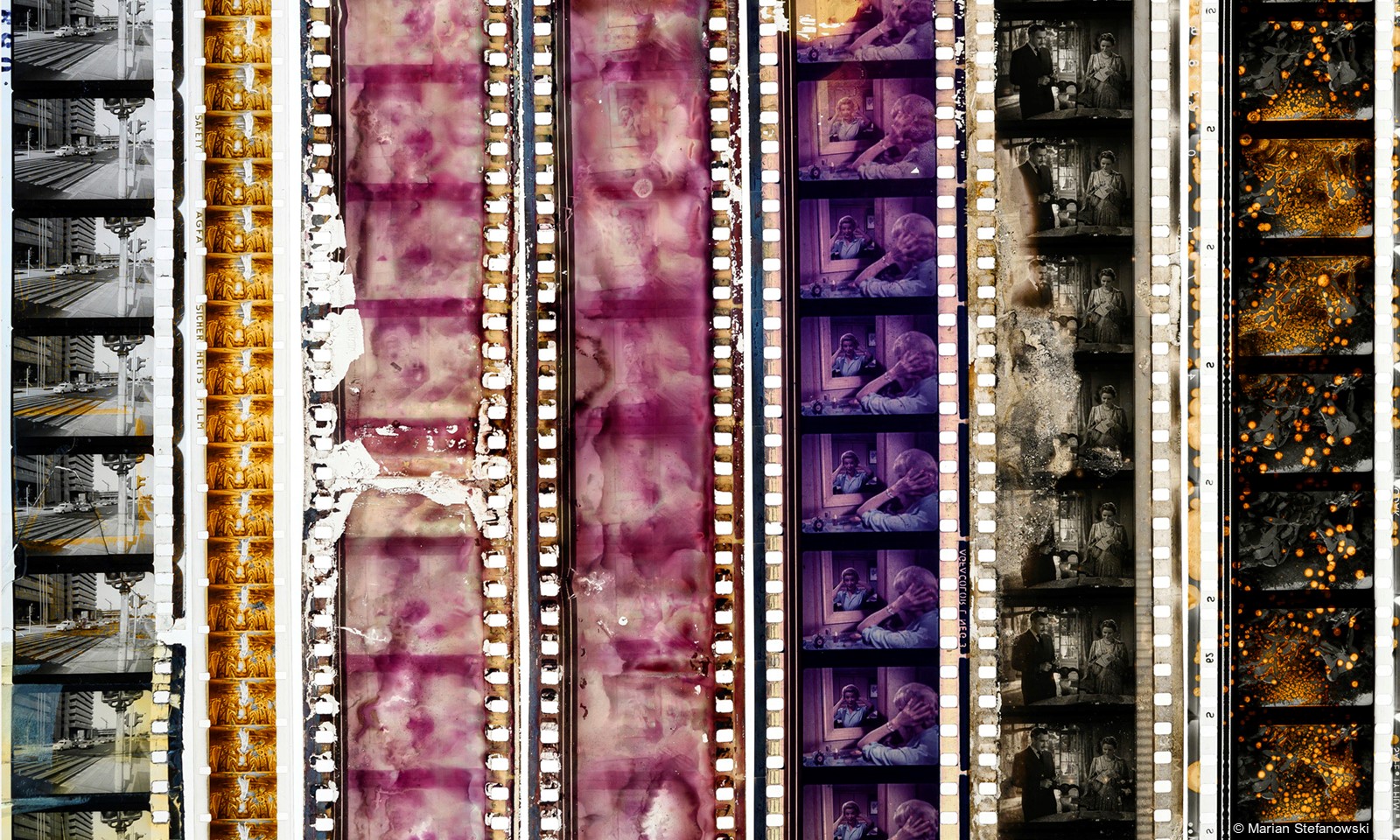 Ausstellung Frame by Frame: Alte Filmrollen, fotografiert von Marian Stefanowski