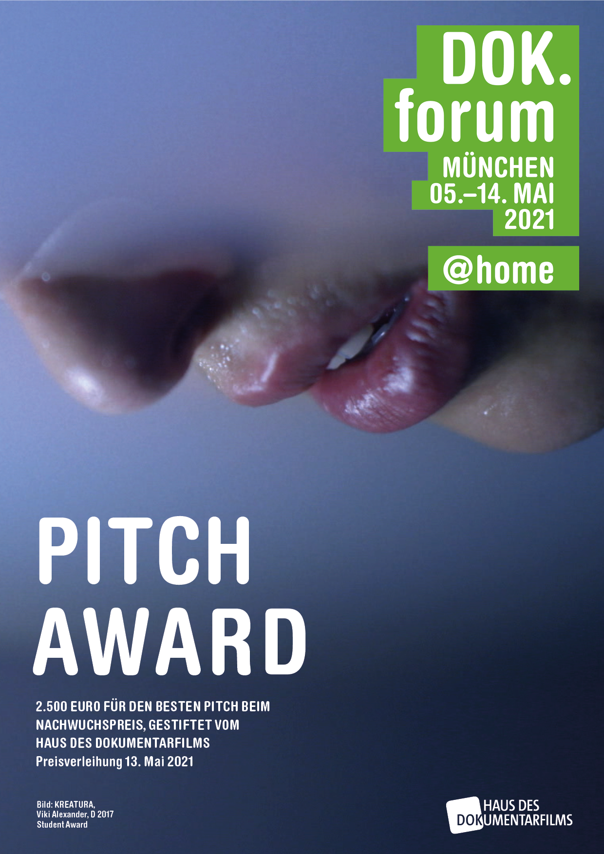 DOK21 Pitch Award Plakat
