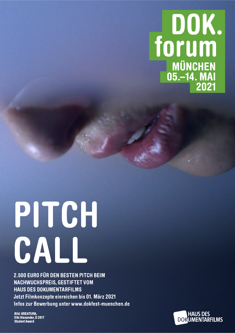 DOK21 Pitch Award Ausschreibung