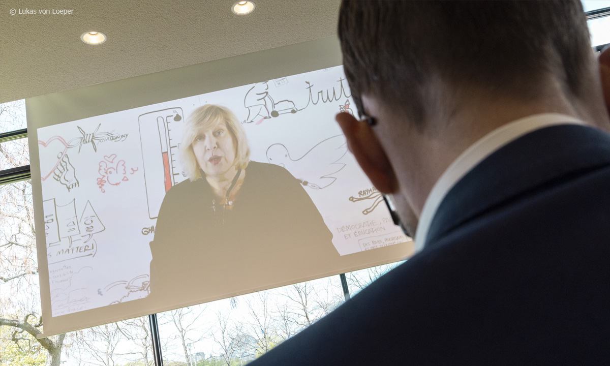 Roman Brodmann Kolloquium: Dunja Mijatovic; © Lukas von Loeper