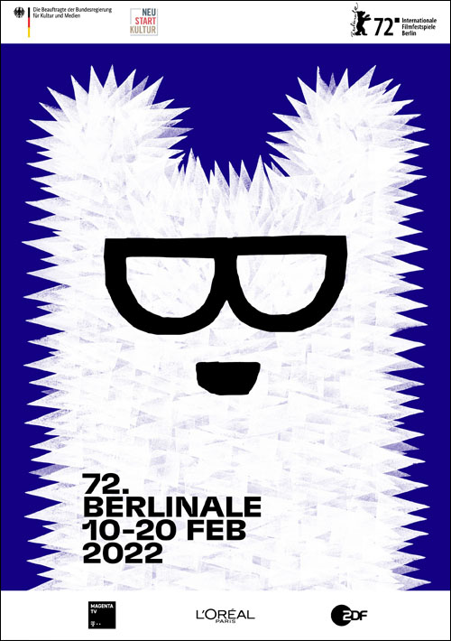 Berlinale 2022 Plakat kontur by Schramke Berlin web