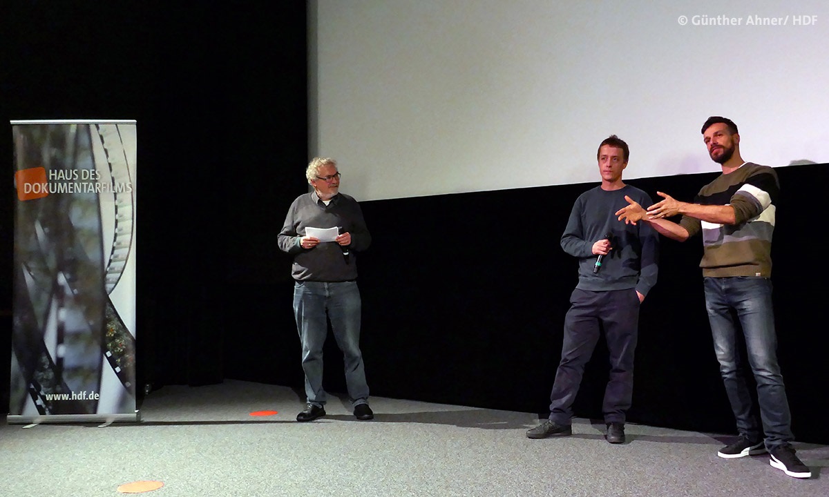 DOK Premiere Zuhurs Töchter LB Filmgespräch Kay Hoffmann Robin Humboldt und Ümit Uludağ c Günther Ahner