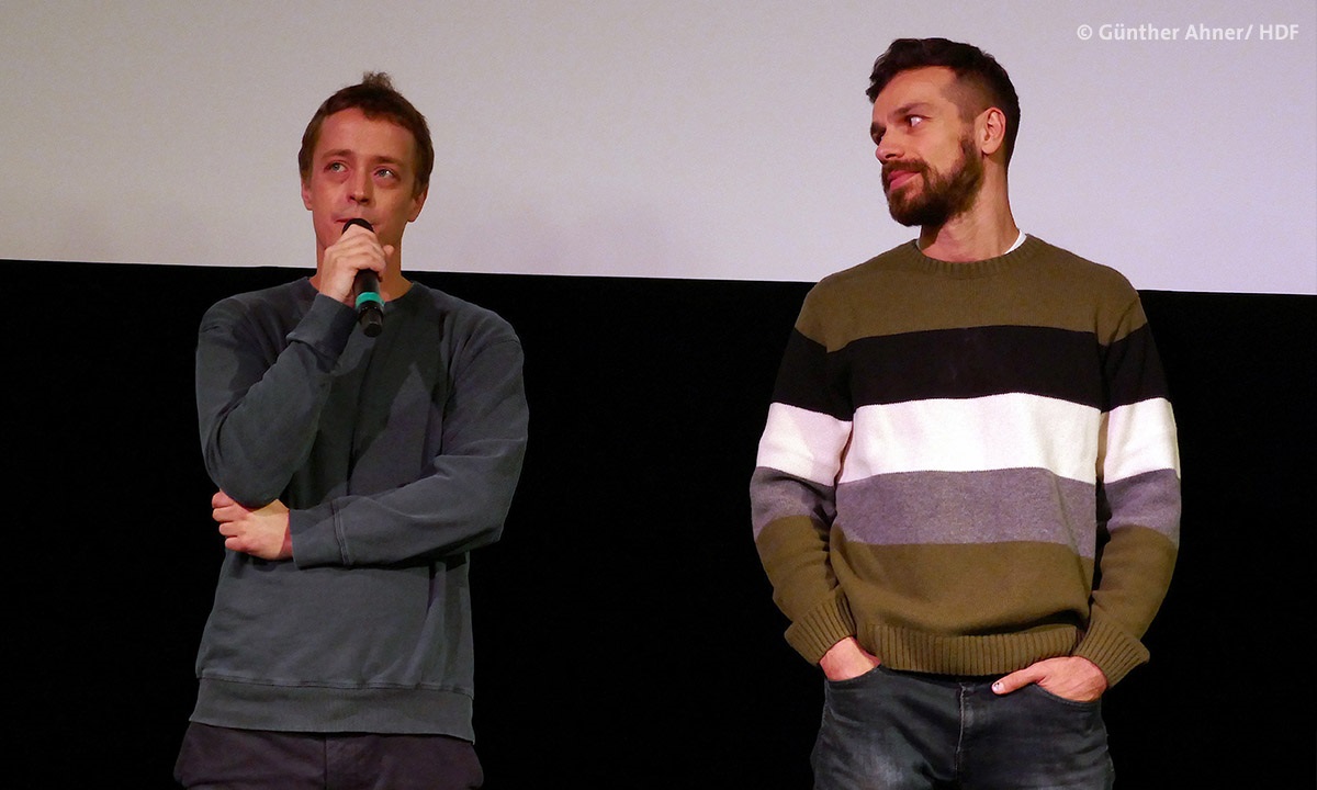 DOK Premiere Zuhurs Töchter LB Filmgespräch Robin Humboldt und Ümit Uludağ c Günther Ahner