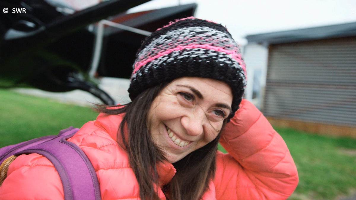 Bildaufnahme der Protagonistin der Doku