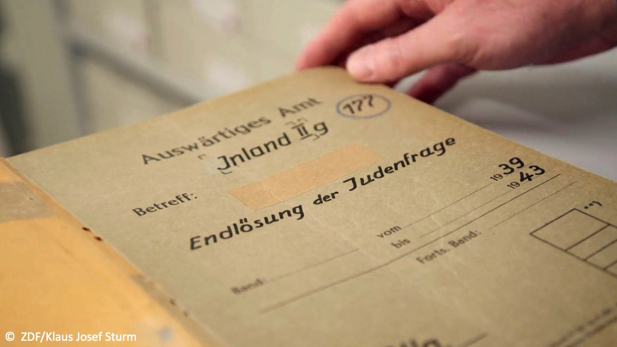 Nahaufnahme eines historischen Dokumentes aus dem Dritten Reich