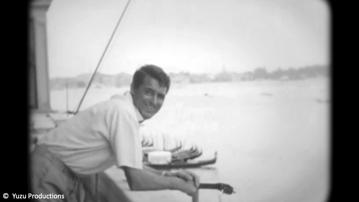 Schwarz Weiß Fotografie des Schauspielers Cary Grant