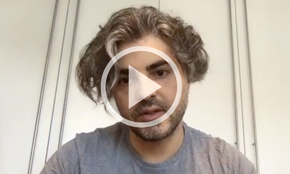 Fayyad im Video-Interview mit Astrid Beyer