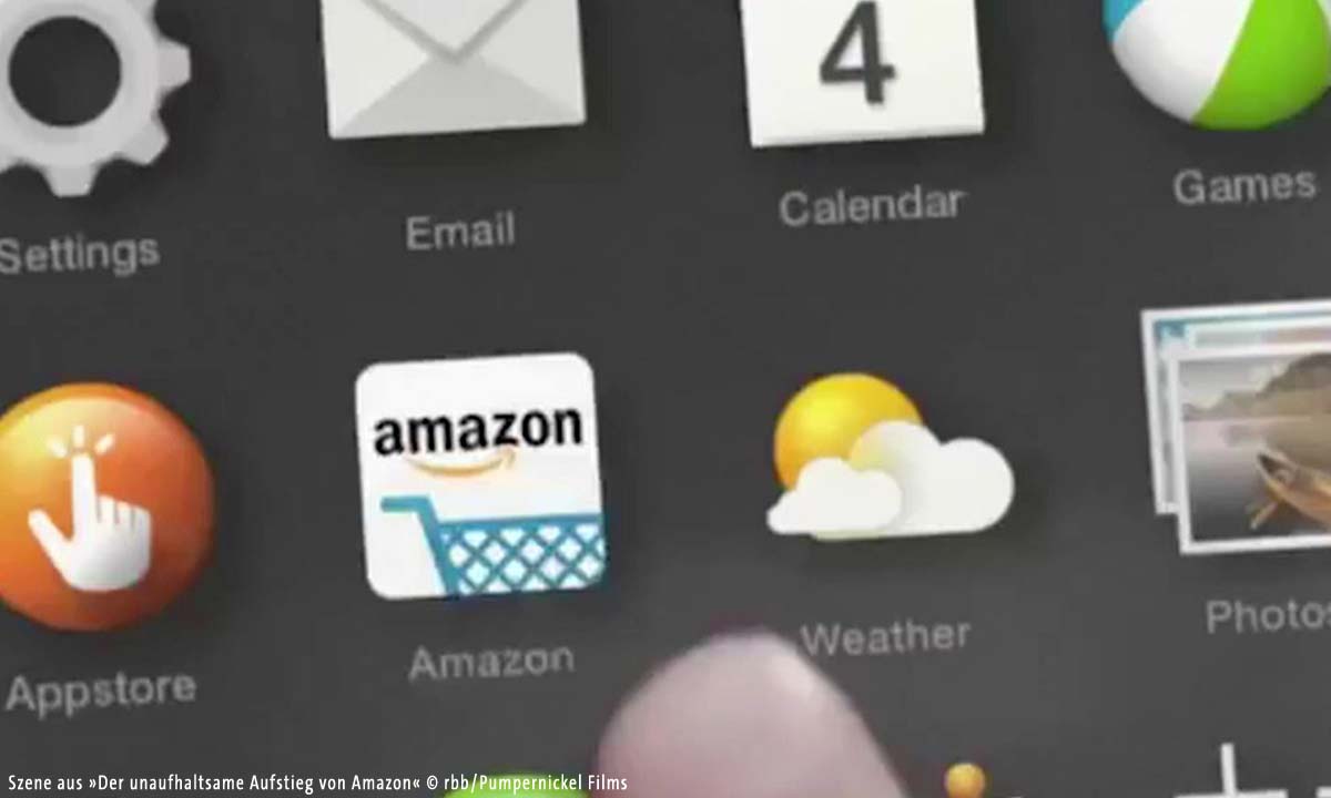 Szene aus »Der unaufhaltsame Aufstieg von Amazon« © rbb/Pumpernickel Films