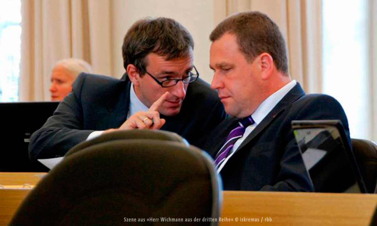 Szene aus »Herr Wichmann aus der dritten Reihe« © iskremas / rbb