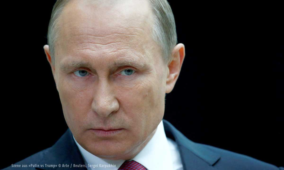 Szene aus »Putin vs Trump« © Arte / Reuters, Sergei Karpukhin