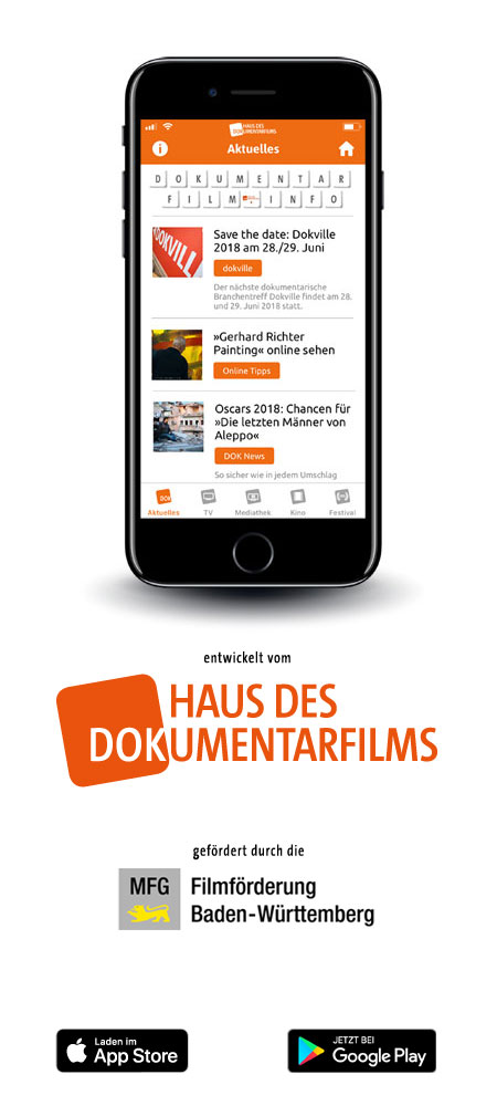 Die DOKAPP aus dem Haus des Dokumentarfilms