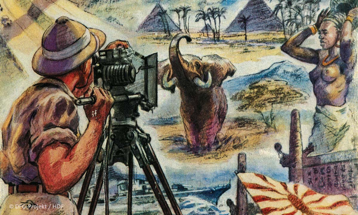 Buchillustration: Filmaufnahmen (DFG / HDF)
