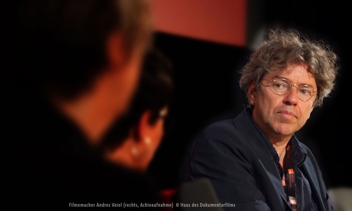Filmemacher Andres Veiel (rechts, Achivaufnahme)  © Haus des Dokumentarfilms